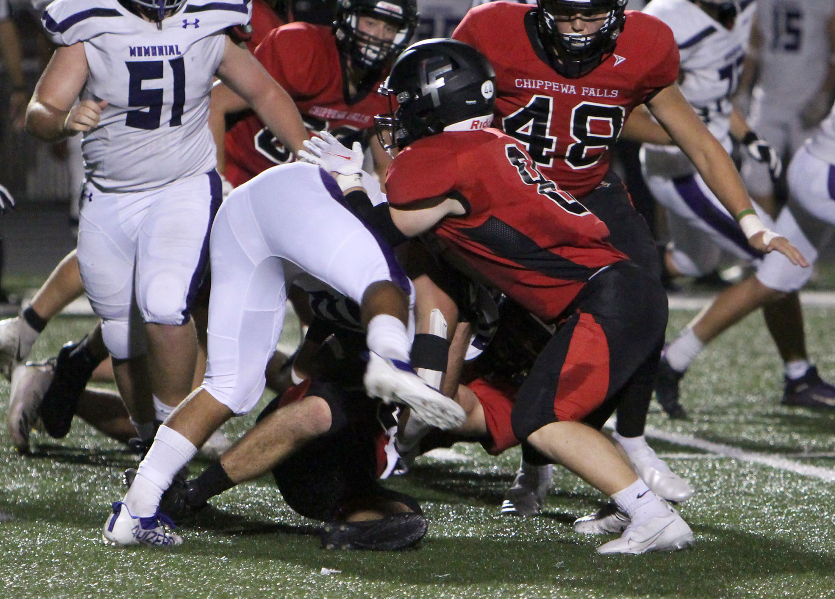 Eau Claire Memorial at Chi-Hi football 10-1-21